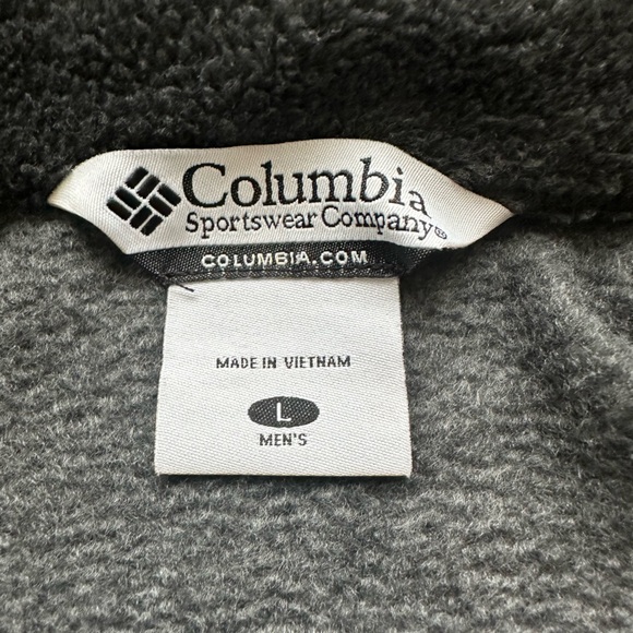 Columbia Men’s Fleece Sweatshirt Size Large in Gray - Picture 5 of 11